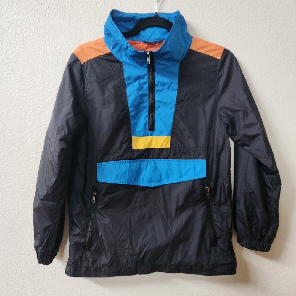 🟣American Stitch Youth Pullover Quarter Zip Windbreaker